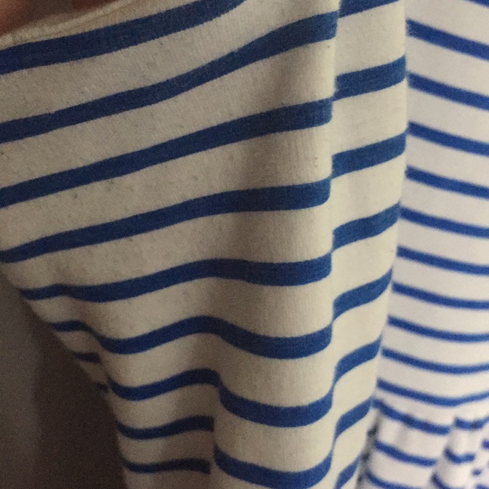 Jcrew blue Striped daybreak dress xl - Picture 4 of 5